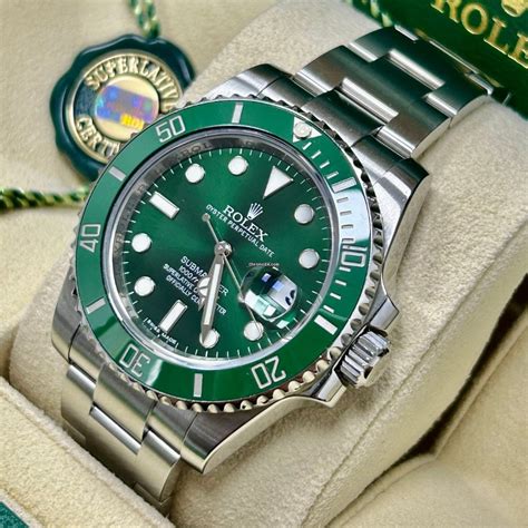 Vendesi Rolex Submariner Date 116610LV Hulk 